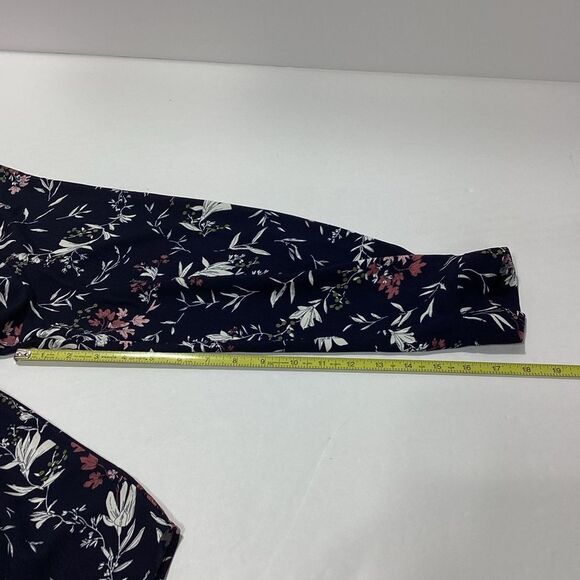 Hilary Radley Floral Blouse Tunic Blue XXL NWT - Picture 9 of 10